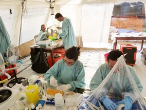 Ebola health workers