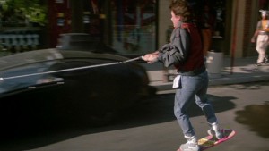 Riding The Hoverboard In Back To The Future