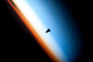 Mesosphere with Shuttle Endeavor