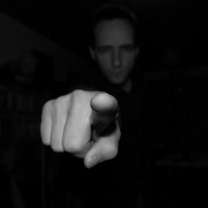 Pointing finger