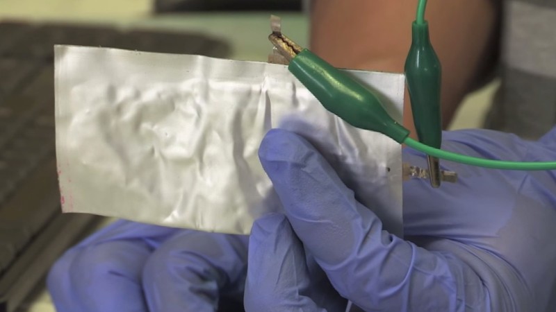 Bendable Aluminium Battery