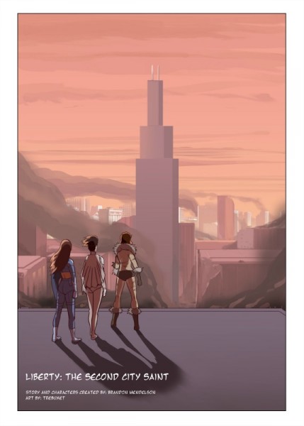 Brandon Mendelson Liberty Comic Cover