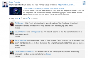 Definition of true private cloud