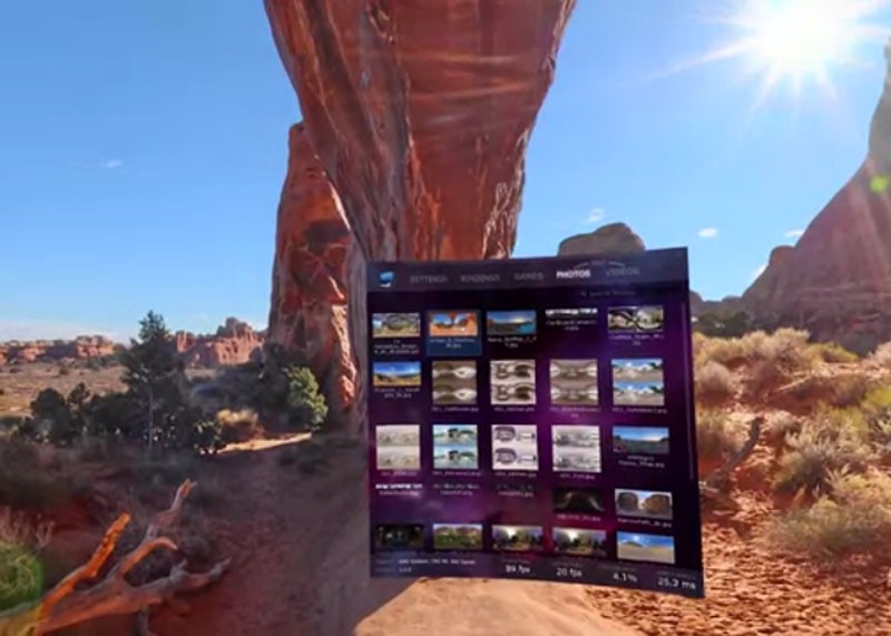 Virtual Desktop software virtual reality