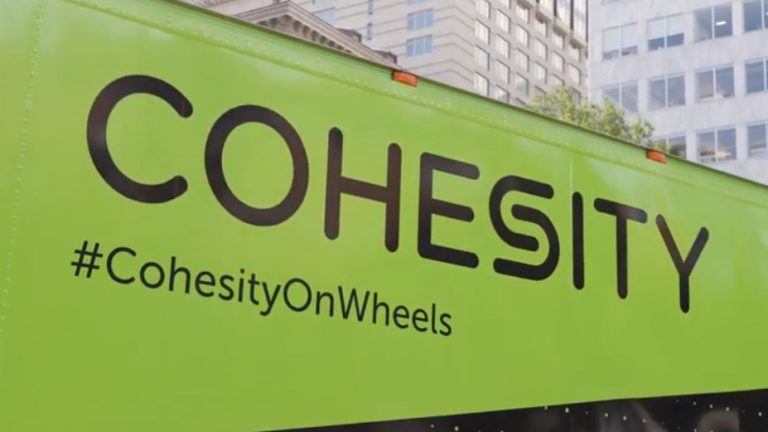 Cohesity's mobile data center, Cohesity on wheels