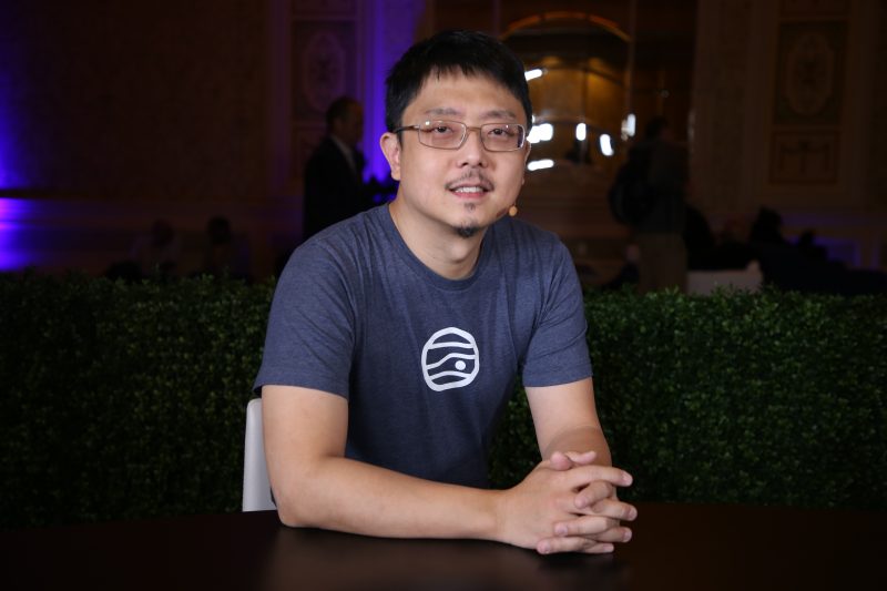 Erkang Zheng at the AWS re:Invent 2022 Global Startup Program
