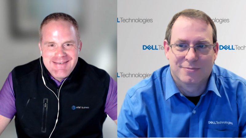 Jason Inskeep (AT&T) and Doug Lieberman (Dell)