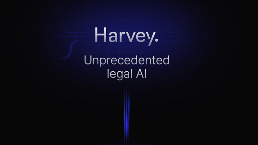 Harvey AI - unprecedented legal AI poster