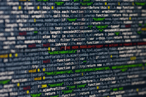 Chroma funding: A computer screen filled with code snippets