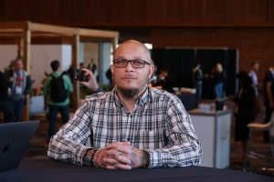 Vincent Danen, vice president of product security at Red Hat Inc., at the Open Source Summit 2023