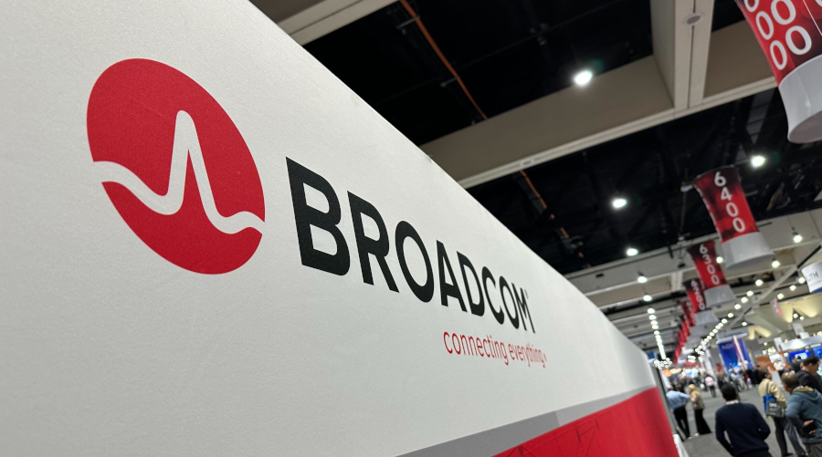 Broadcom logo/sign - VMware layoffs post acquisition