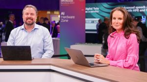 Rob Strechay and Rebecca Knight, HPE Discover Barcelona, Nov. 29 2023