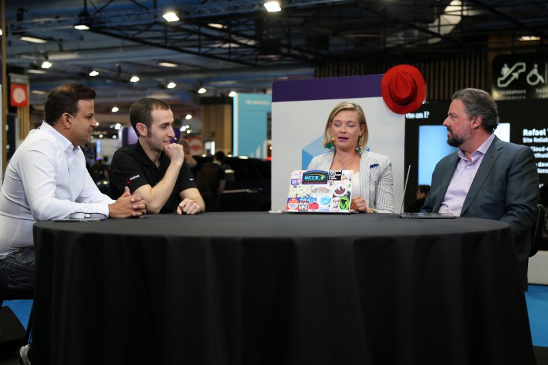 Balaji Sivasubramanian, senior director of product management, developer tools, at Red Hat Inc. and Natale Vinto, developer advocate lead at Red Hat, talk with theCUBE during KubeCon + CloudNativeCon Europe 2024