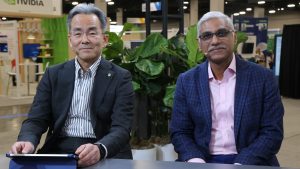 Srinivas Shankar, chief business officer and head of global industries at GlobalLogic Inc. and Sameshima Shigetoshi, director and chief technology officer of the Digital Systems & Services Division at Hitachi Ltd., talk with theCUBE during Google Cloud Next about the need for a unified gen AI approach for boosted performance.