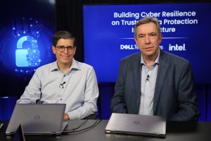 Travis Vigil, SVP of product management, and Rob Emsley, director of data protection marketing, Dell Technologies, talk to theCUBE about the latest in cyber resilience at Dell’s “Building Cyber Resilience” event.