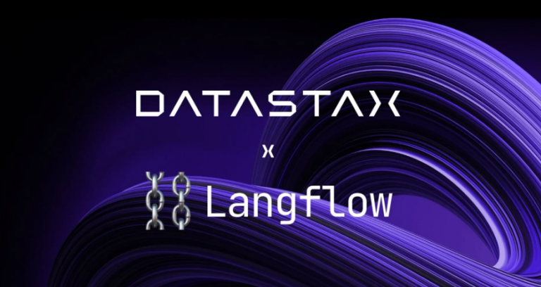 Datastax x Langflow poster