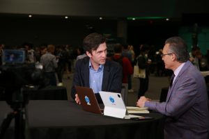 Hjalmar Van Raemdonck, vice president, SCALAR, at ZF Group, talking to theCUBE at MongoDB.local NYC 2024 about fleet management systems.