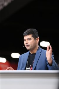 Ashesh Badani, senior vice president and chief product officer at Red Hat Inc.,stalks with theCUBE during Red Hat Summit 2024 about open-source AI