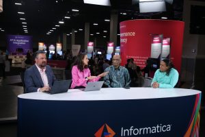 Sri Raghavan, AWS, and Gopi Sankaran, Informatica, talk to theCUBE about AI integration at Informatica World 2024.