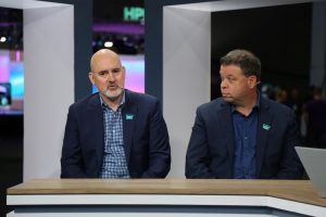 Chris Schin, VP at HPE, and Matt Boris, VP at Zerto, talk about data recovery with theCUBE at HPE Discover 2024. data recovery solutions