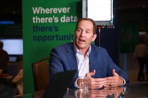 Drew Clarke, GM and executive VP of the Data Business Unit at QlikTech International AB talking to theCUBE about generative AI in data management at Qlik Connect 2024