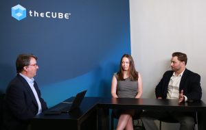 Andrea Anderson, executive director of real-time analytics and high-performance compute platform capabilities at S&P Global Inc., and Ashley Videtto, solutions architect at EPAM Systems Inc., talk with theCUBE during AWS Financial Services Symposium 2024 about how Energy Studio: Impact is changing the game in the oil and gas industry.