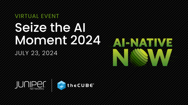 Juniper's Seize the AI Moment will take place in July 2024.