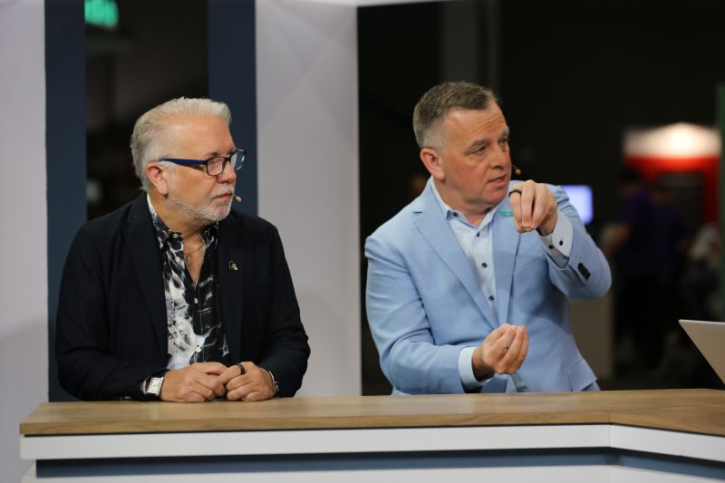 Neil MacDonald, executive VP and GM of the Compute Business Unit at HPE, and Bob Pette, VP and GM of enterprise platforms at Nvidia, talk about their companies' new collaboration with on-prem and hybrid AI at HPE Discover 2024.