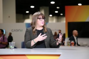 Allison Wikoff, director of global threat intelligence, Americas lead, at PricewaterhouseCoopers International Ltd talks with theCUBE about Mandiant threat intelligence at mWISE 2024.