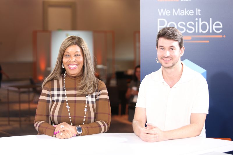 Jacqueline Woods, CMO of Teradata, and Leon Mishkis, COO of NewtonX talk about trusted data for AI with theCUBE at Teradata Possible 2024.