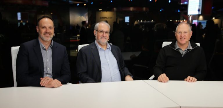 Kyle Short, Dir. at Intel, Motti Finkelstein, CIO at Intel, and Ted Shelton, COO at Inflection AI talk with theCUBE about model deployment during UiPath Forward 2024.