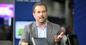 David Schmidt, senior director of PowerEdge product management at Dell Technologies Inc., discussed AI data center solutions during SC24.
