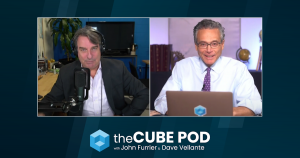 John Furrier and Dave Vellante, theCUBE Research, talk about AI disruption on theCUBE Pod.