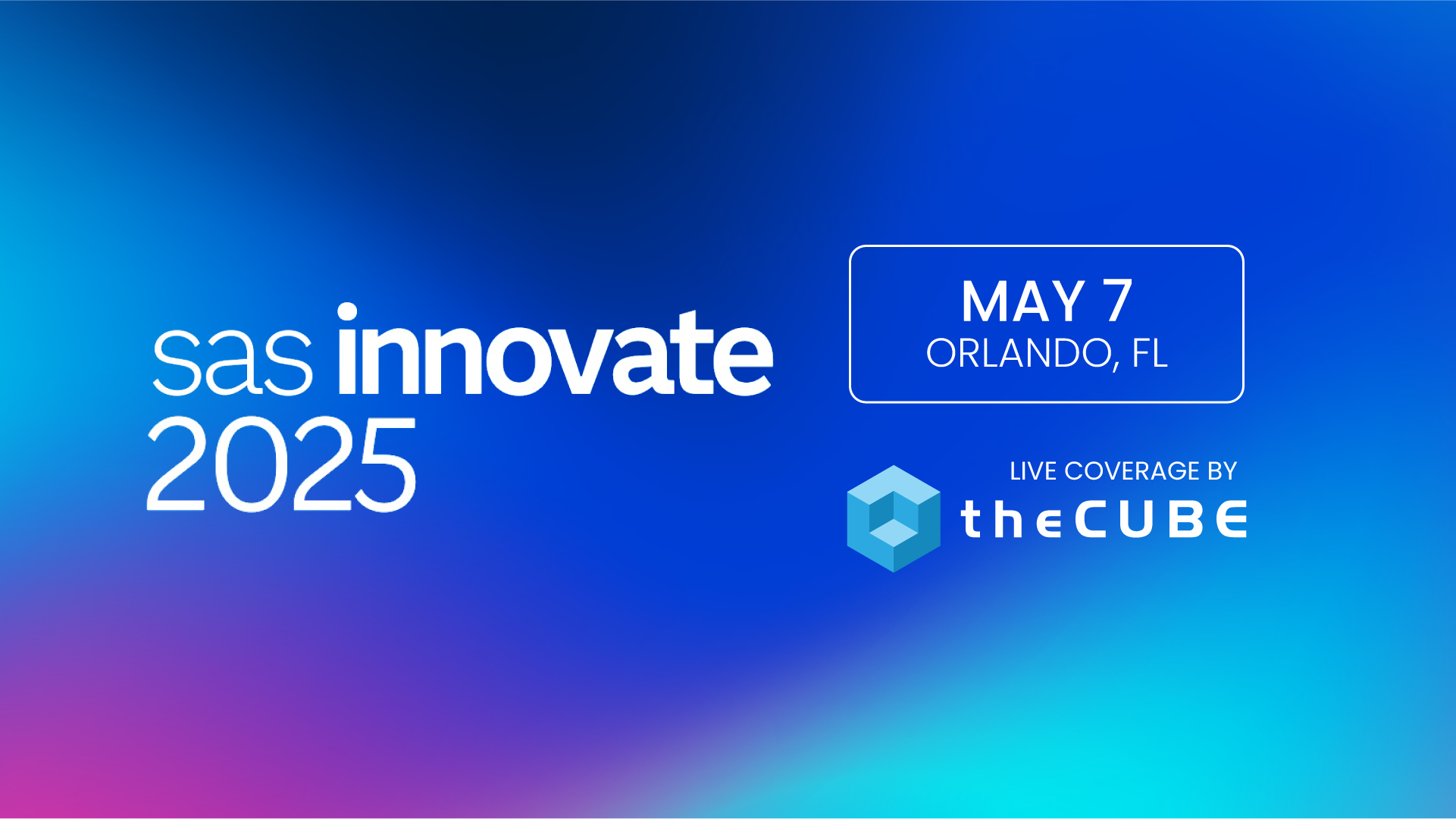 SAS Innovate explores trusted AI, advances in automation and new paths to enterprise productivity.