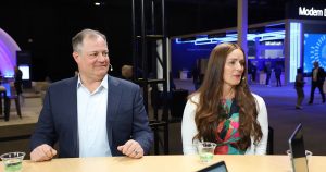 Grant Duke, director of Windows commercial business development for Dell Technologies at Microsoft, and Lisa Schaub, U.S. Dell channel executive at Microsoft, talk about agentic AI with theCUBE at Dell Technologies World 2025.