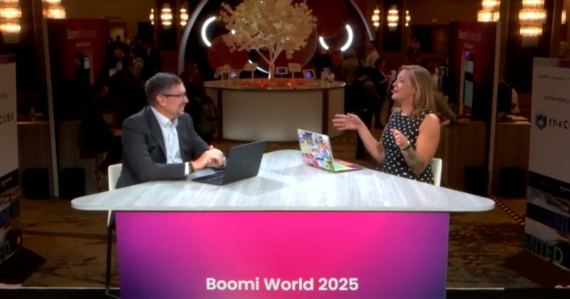 Savannah Peterson and Paul Nashawaty of theCUBE Research discuss data governance during the keynote analysis at Boomi World 2025.