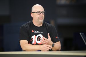 Chris Wells, senior director of product marketing for Red Hat Enterprise Linux at Red Hat Inc., talks with theCUBE during Red Hat Summit 2025 about what’s in store for RHEL 10 as a robust and enterprise-ready platform.
