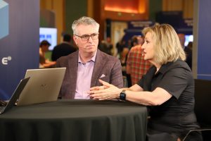 John Carey, VP of global channels at SAS, and Muge Tanik, GM for AI solutions and partnerships at Intel, discuss their approach to AI architecture at SAS Innovate 2025.