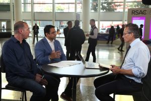 Josh Karp, security lead, Google, and Prashant Mascarenhas, SVP, HCL Tech, talk with theCUBE about SecOps Labs at RSAC.