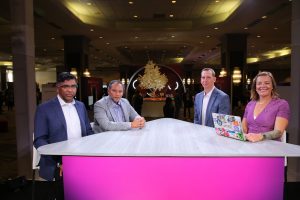 Prashant Gaonkar, VP, Cognizant, Pattabi Kannappah AVP, Cognizant, and Ed Macosky, CTO, at Boomi talk with theCUBE a the supply chain during Boomi World.