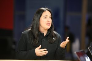 Maria Bracho, CTO for Latin America at Red Hat, talks about the AI life cycle at Red Hat Summit 2025.