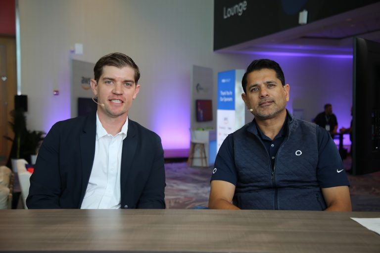 Justin Tintzman, manager at LexisNexis, and Nikhil Behl, president of software at FICO, talk with theCUBE about FICO Marketplace during FICOWorld25.
