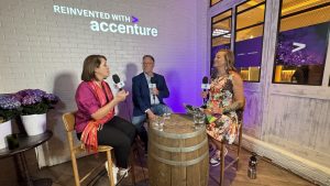 Tom Bruss, managing director for Accenture ServiceNow Business Group at Accenture, and Lisette Smyrnios, managing director for global workplace at Accenture, discuss implementing the Now platform into Accenture's workflow at Knowledge25.