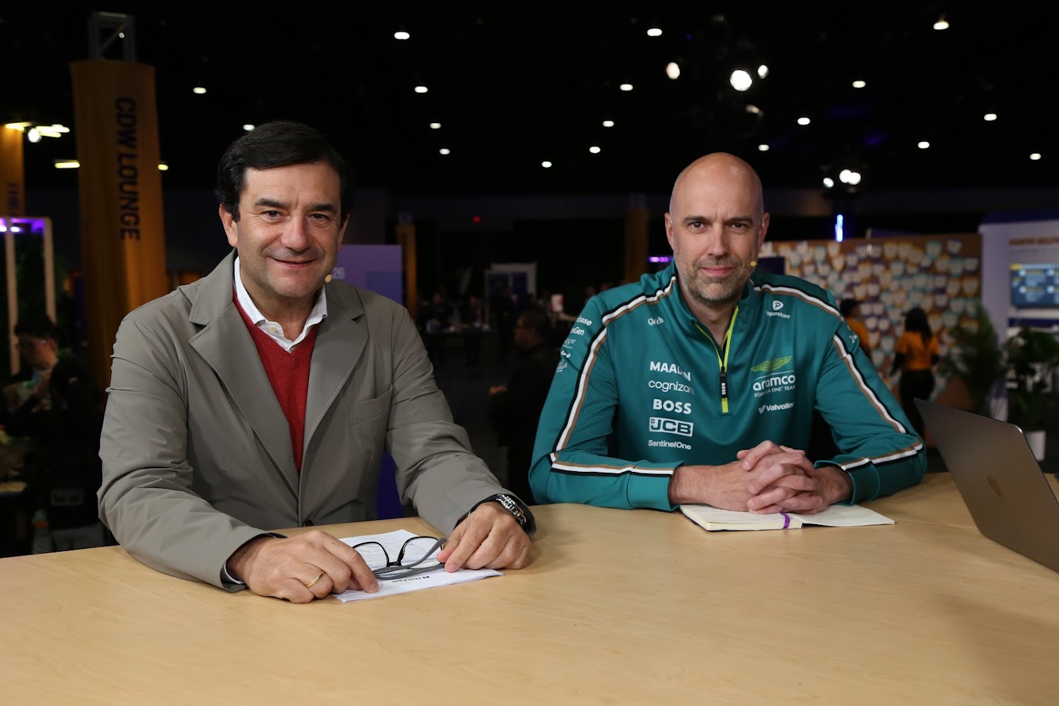 Cesar Cernuda, president of NetApp, and Stuart Bailey, head of infrastructure at Aston Martin Formula One, talk with theCUBE about data insights during NetApp’s "Architecting Outcomes in the Era of Intelligence" event 2025.