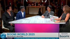 Ram Sankararaman of Infosys, Nitin Kadam of PowerSecure, and Taline Arslanyan of Boomi, spoke with theCUBE about AI-driven integration during Boomi World.