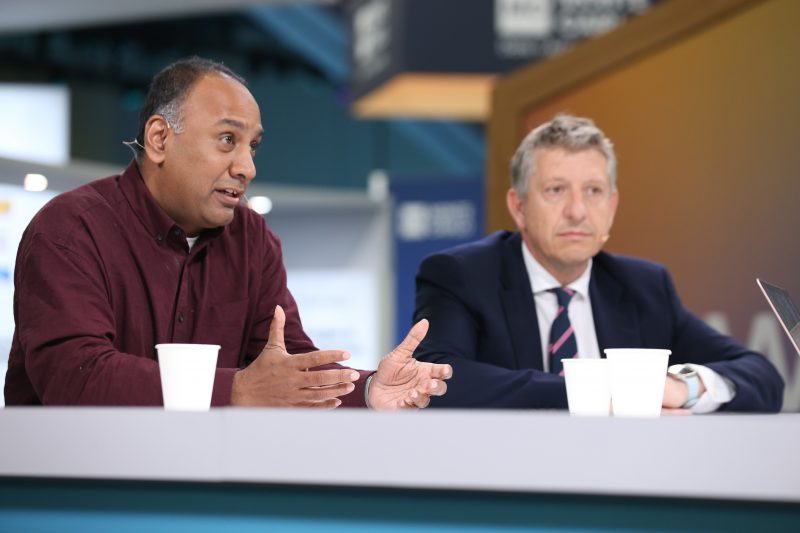 Vivek Raghunathan, senior VP of engineering at Snowflake, and Thomas Bodenski, COO and chief data and analytics officer at TS Imagine, talk about empowering TS Imagine's employees to develop their own customer service chatbot at Snowflake Summit 2025.