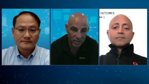 Vince Chen of Supermicro, John Fragalla of Nvidia, and Balaji Venkateshwaran of DDN talk with theCUBE about software-defined during the Open Storage Summit.