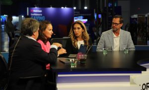 Tara Fine, Americas channel chief of Broadcom, and Pierre Cayouette, VMware practice lead at Pellera Technologies, talk about the partner ecosystem during VMware Explore 2025.