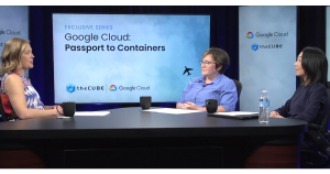 Belinda Runkle, senior director of engineering, serverless, Google Cloud, at Google, and Lisa Shen, product manager at Google Cloud talk with theCUBE about serverless during the “Google Cloud: Passport to Containers” event 2025.