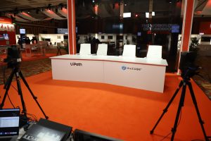 The set of theCUBE at UiPath Fusion 2025, where representatives from Deloitte discussed their agentic-fueled collaboration with UiPath..